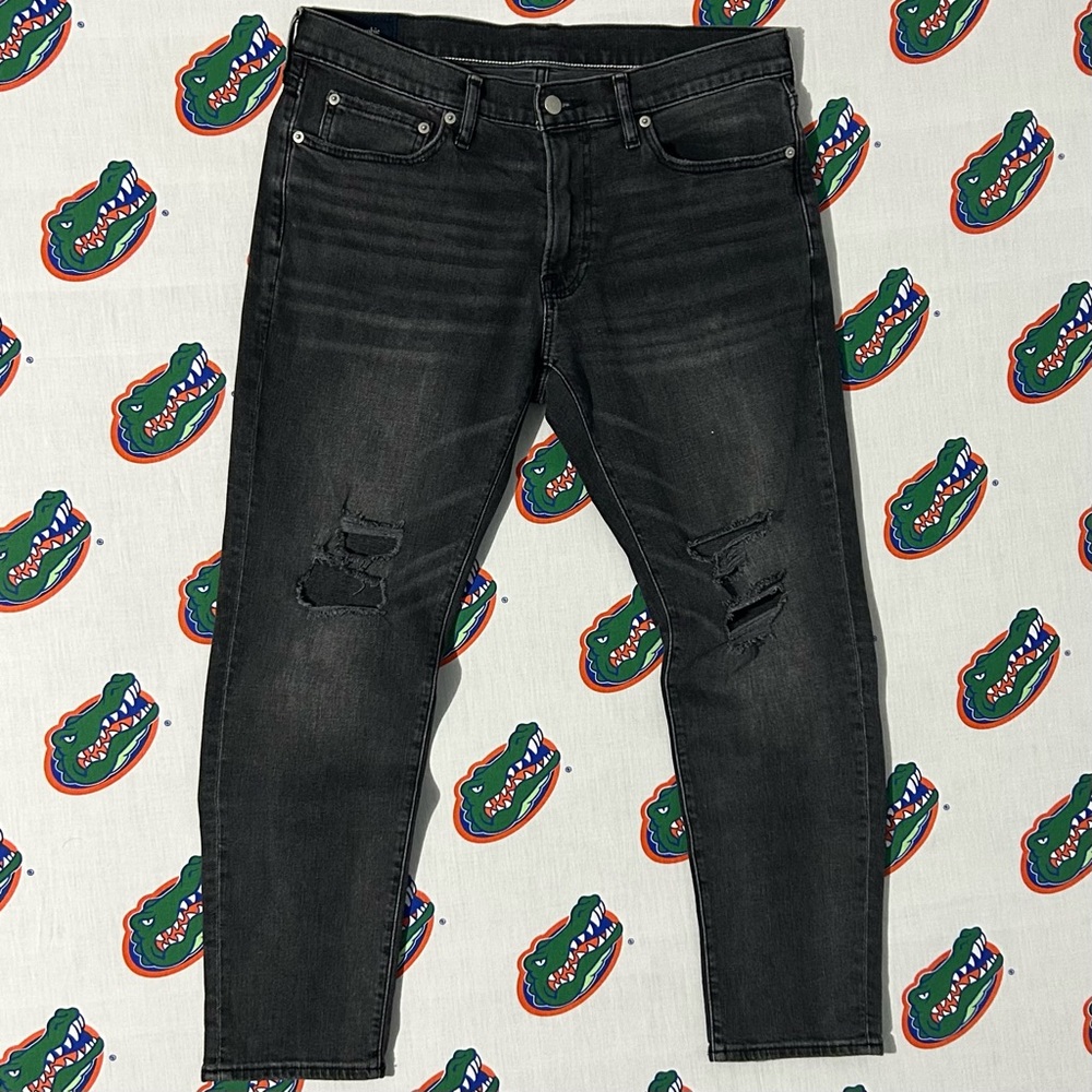Mens Abercrombie And Fitch Distressed Denim Jeans Size 32 x 30